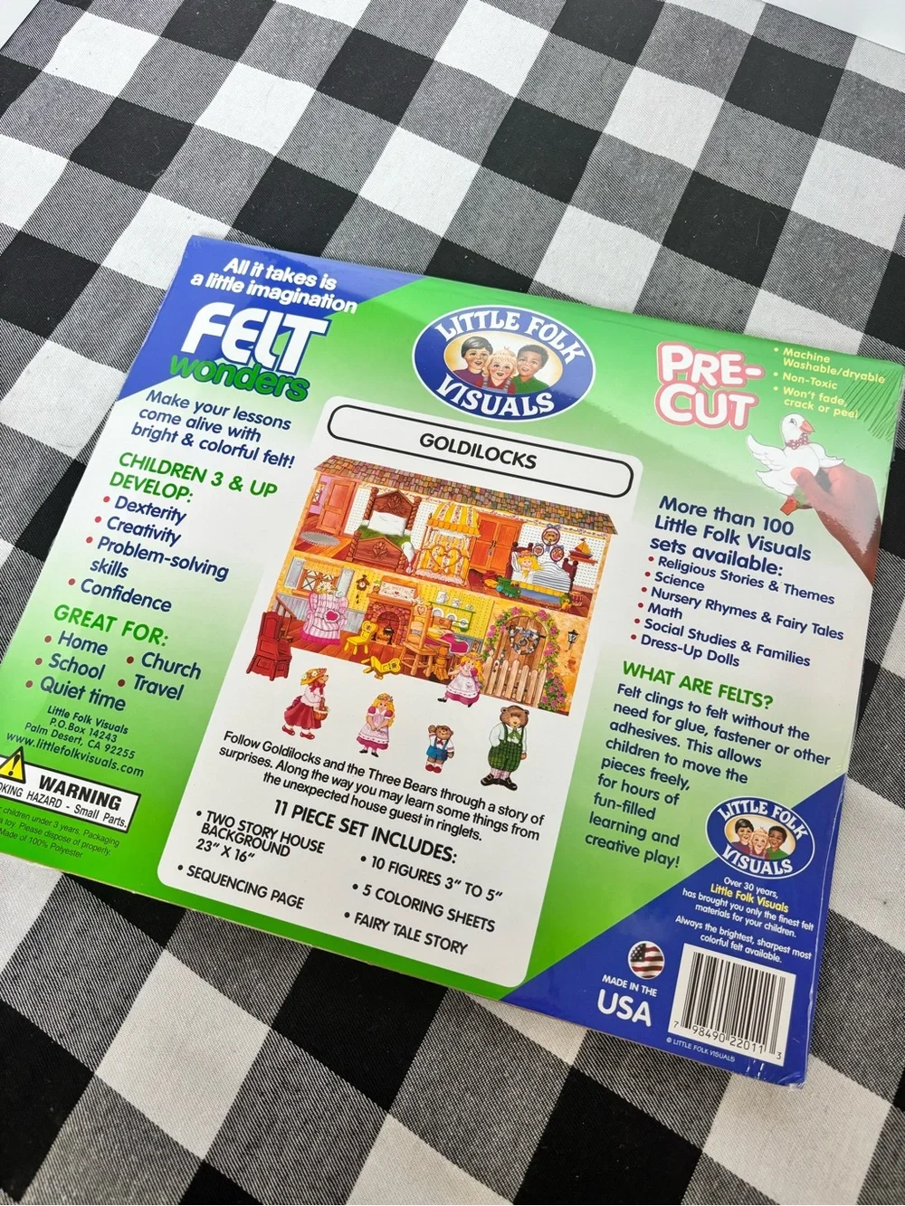 New Goldilocks Felt Storytelling Board and Characters